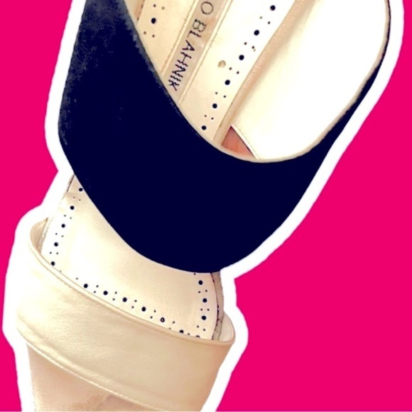 Manolo Blahnik platform heels size41/10 mules sandals vacation platforms strappy - Picture 10 of 11